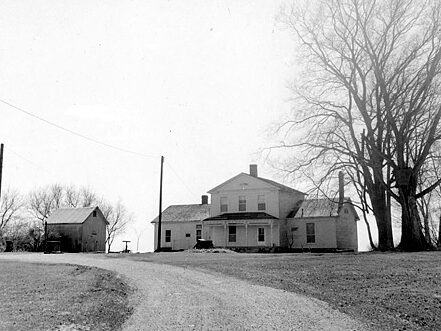 Located in Colchester South, Ontario, Park House was a refuge for escaping slaves during the 1800s. Courtesy of McCurdy Fonds.
