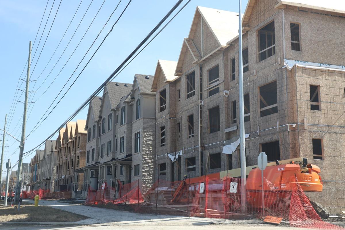 Housing development in suburban Markham.