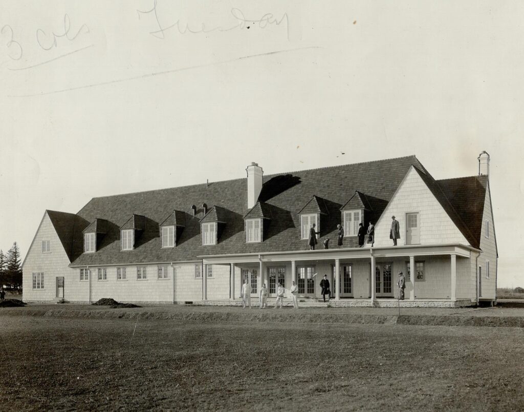 A photograph of the Toronto Cricket Club's new clubhouse featured in the Toronto Star. Sourced from Toronto Public Library.