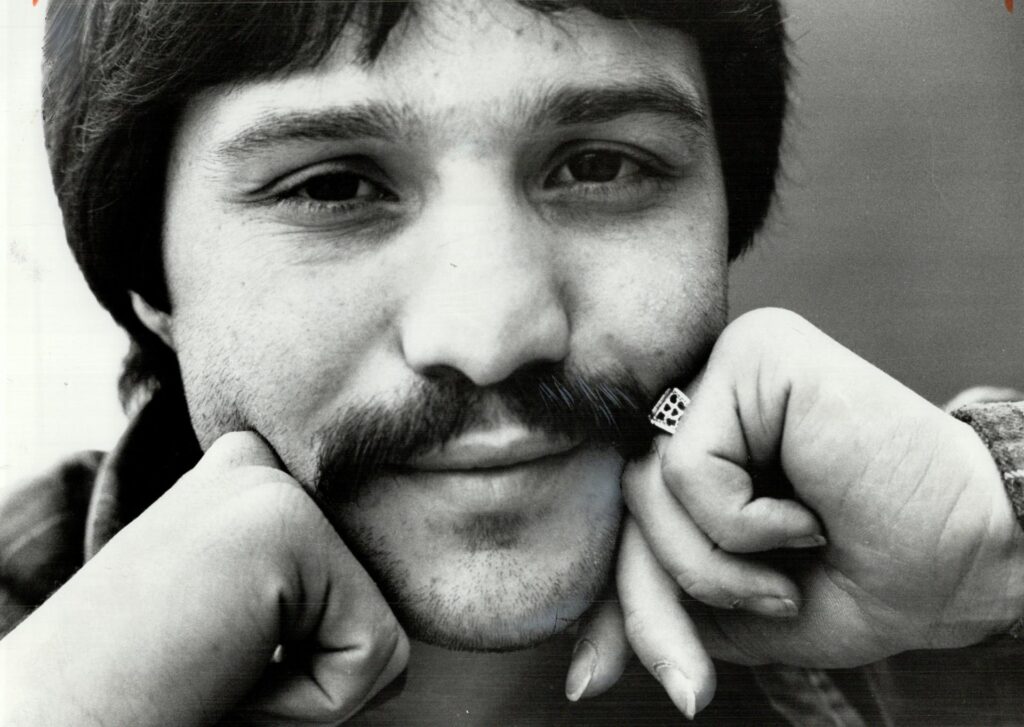 A photograph of boxer Nick Furlano published in the Toronto Star on February 23, 1979. Image taken by Bob Olsen and sourced from the Toronto Public Library.