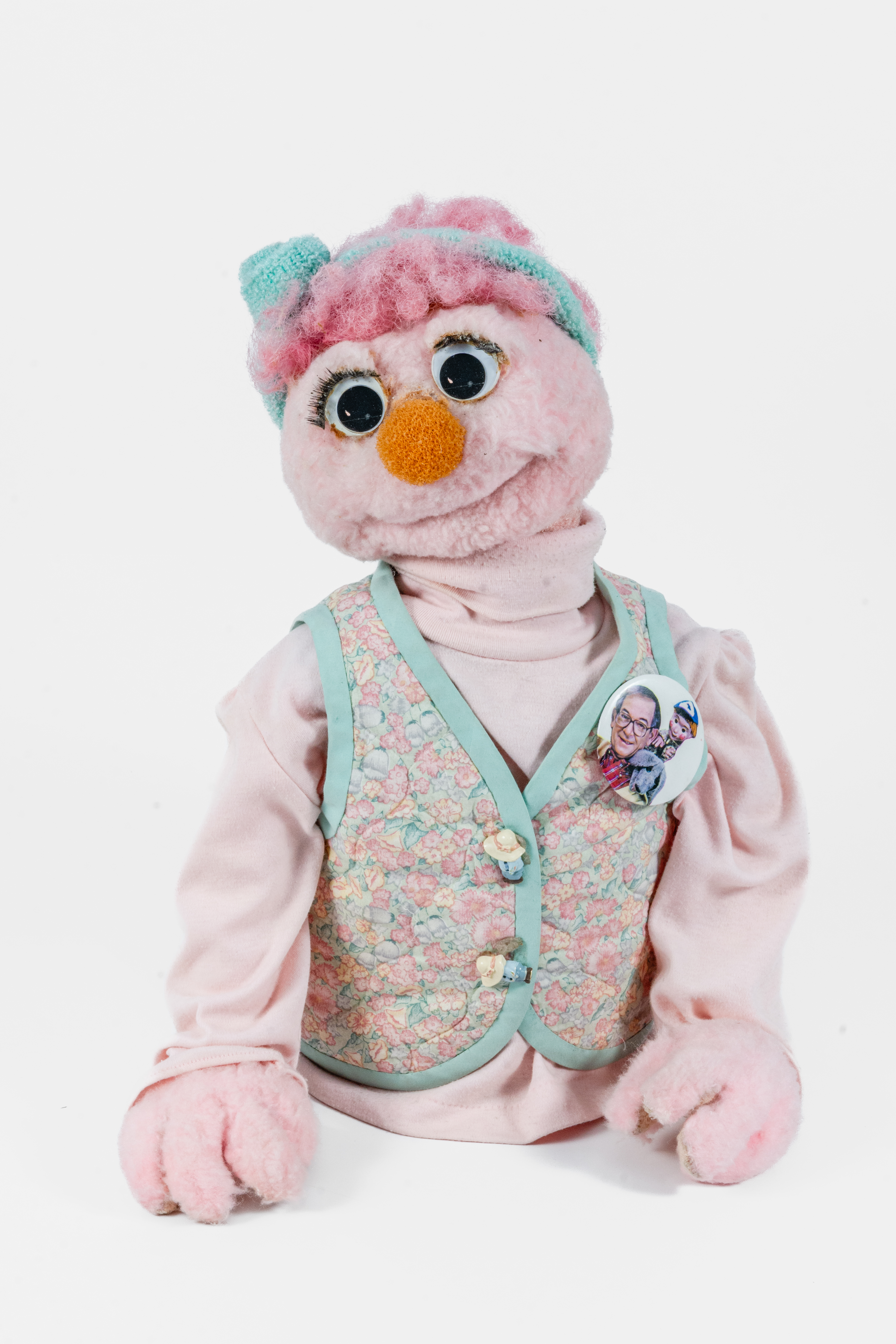 Truffles Puppet, 1990s Collection of Nina Keogh Truffles - played by Nina Keogh - was on Mr. Dressup from about 1992 until the show’s conclusion in 1996.