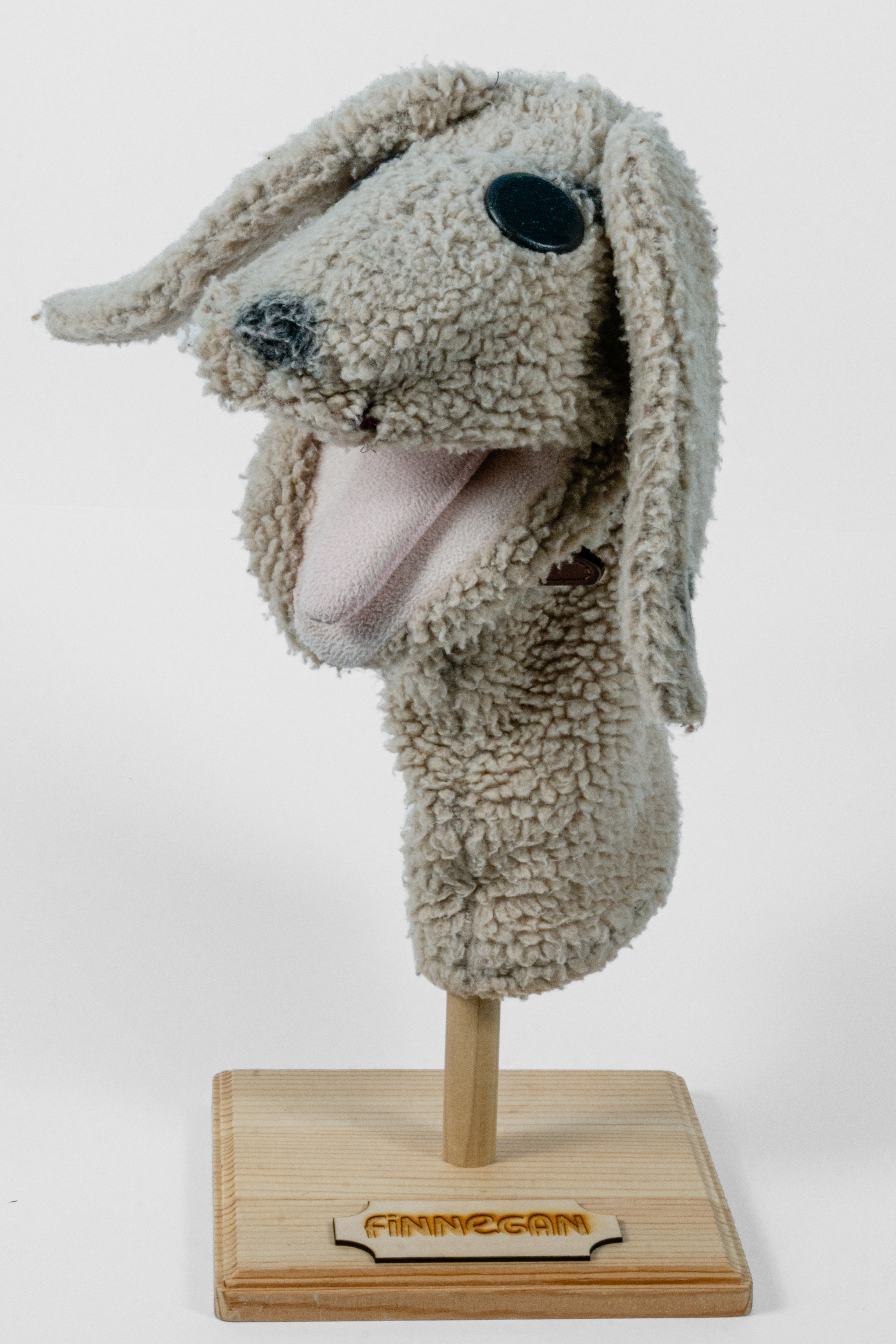 Finnegan Puppet Collection of Museum of Toronto Mr. Dressup’s beloved companions were puppets, Casey and Finnegan. The original puppets were made by hand and performed by puppeteer, Judith Lawrence. These puppets in the likeness of the beloved duo celebrate her iconic creations.