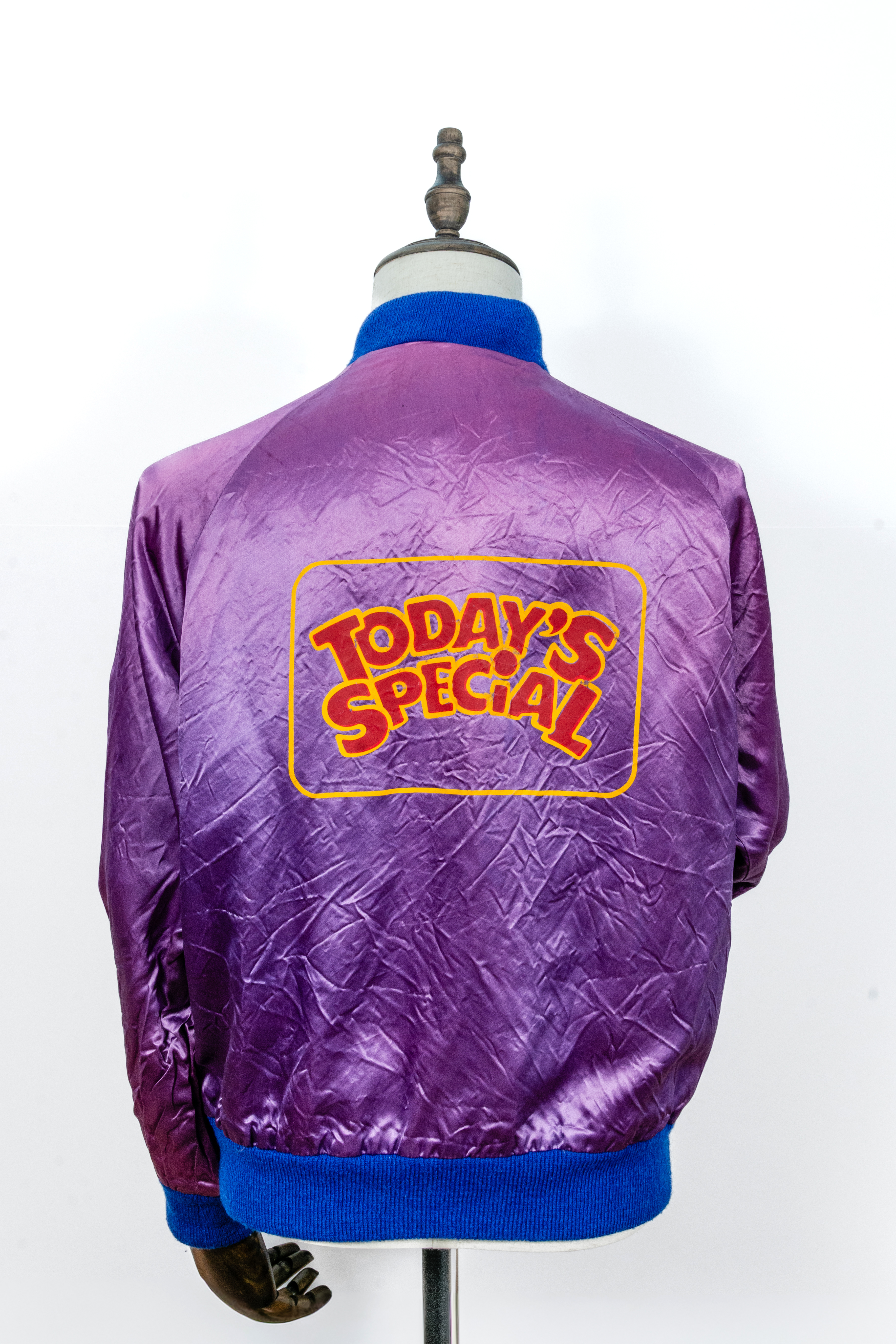Today’s Special Jacket, 1987 Collection of Nina Keogh Jackets like this one were custom made for the cast of Today’s Special in 1987 when the show wrapped for the final time. This one belongs to Nina Keogh.