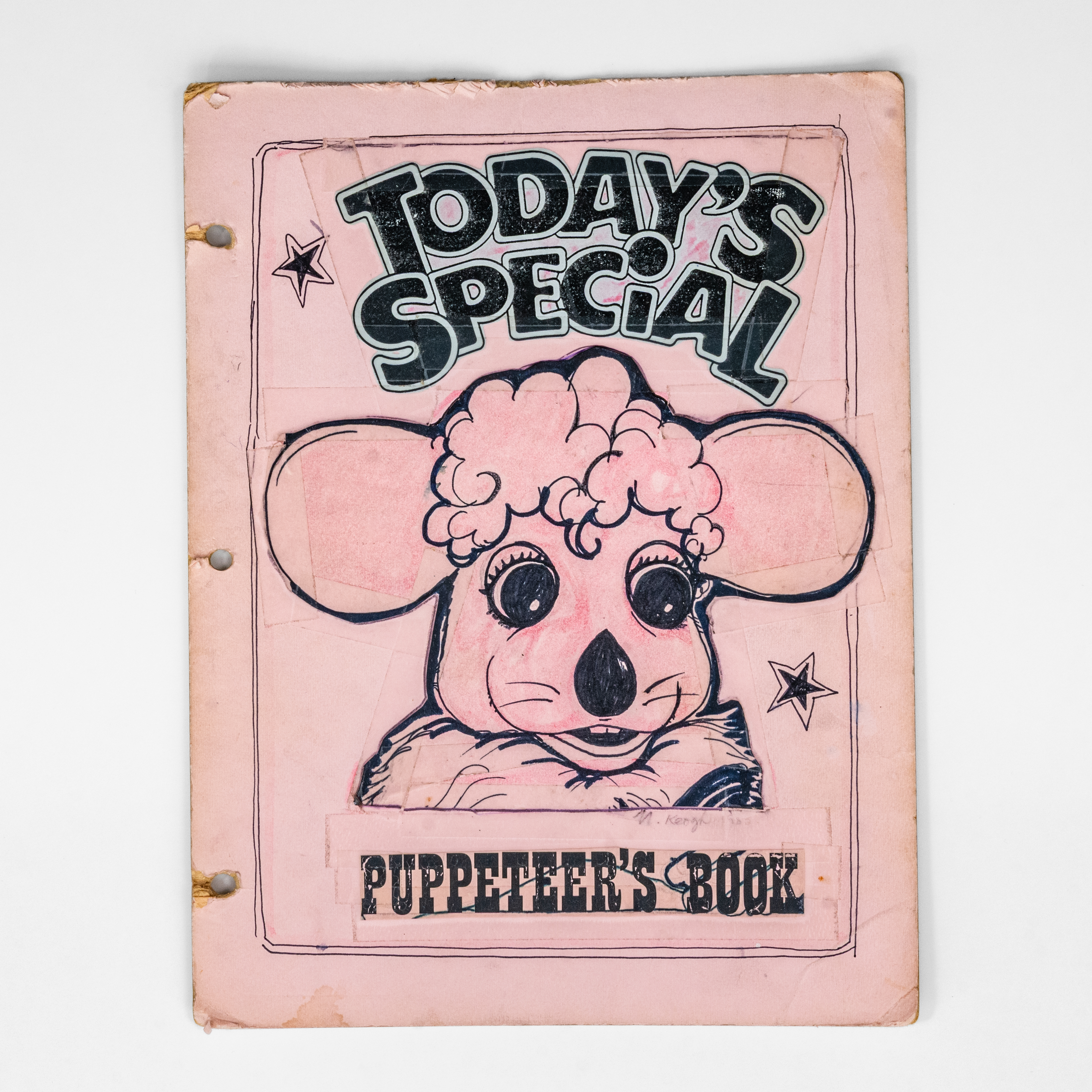 Today’s Special Puppeteers Book Collection of Nina Keogh Nina Keogh kept her notes and scripts for each episode in this folder.