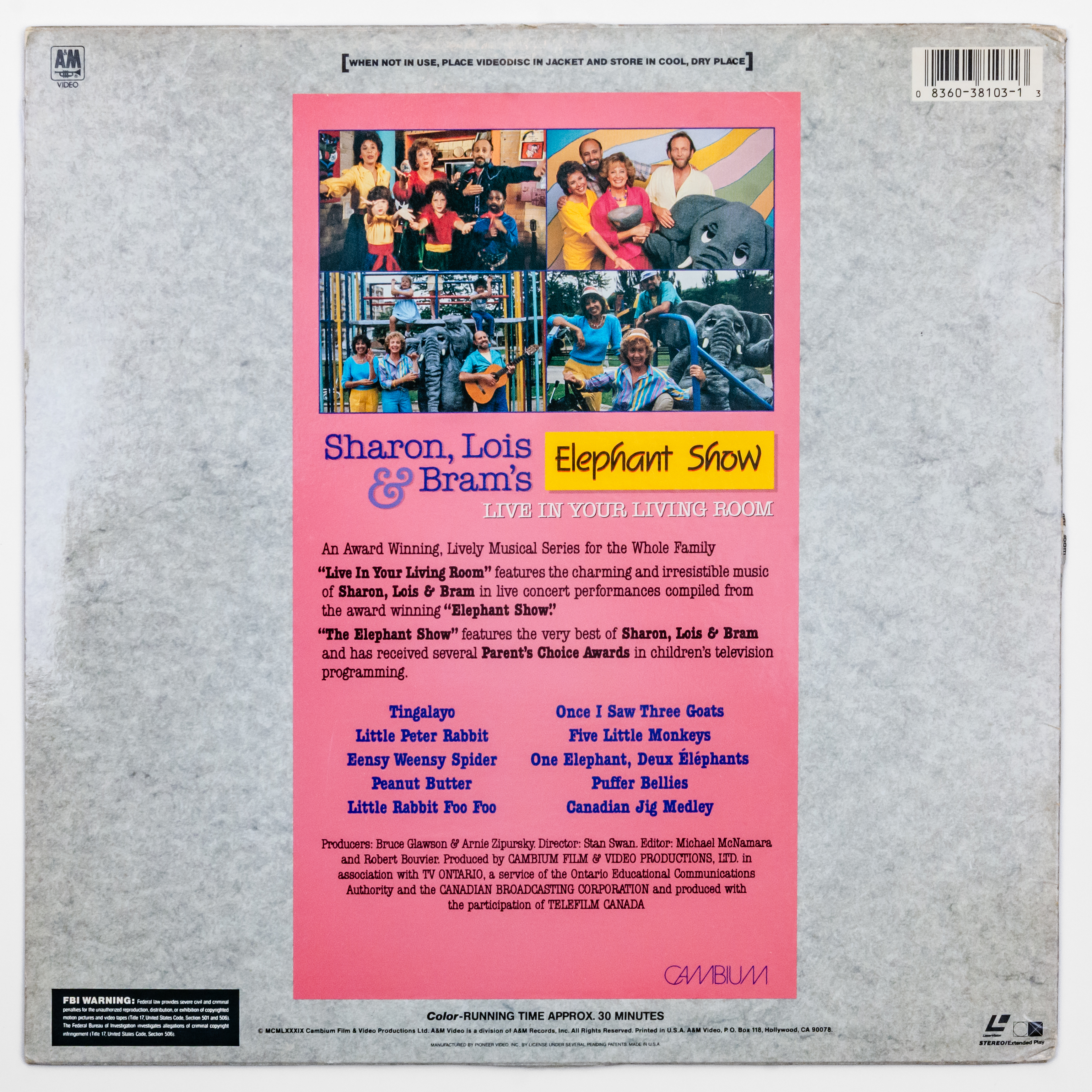 Sharon, Lois and Bram Records, 1980s-1990s Collection of Sharon, Lois and Bram Sharon, Lois and Bram released over 50 records between the 1970s and the 2020s. Those shown here date from the late 1980s And early 1990s.