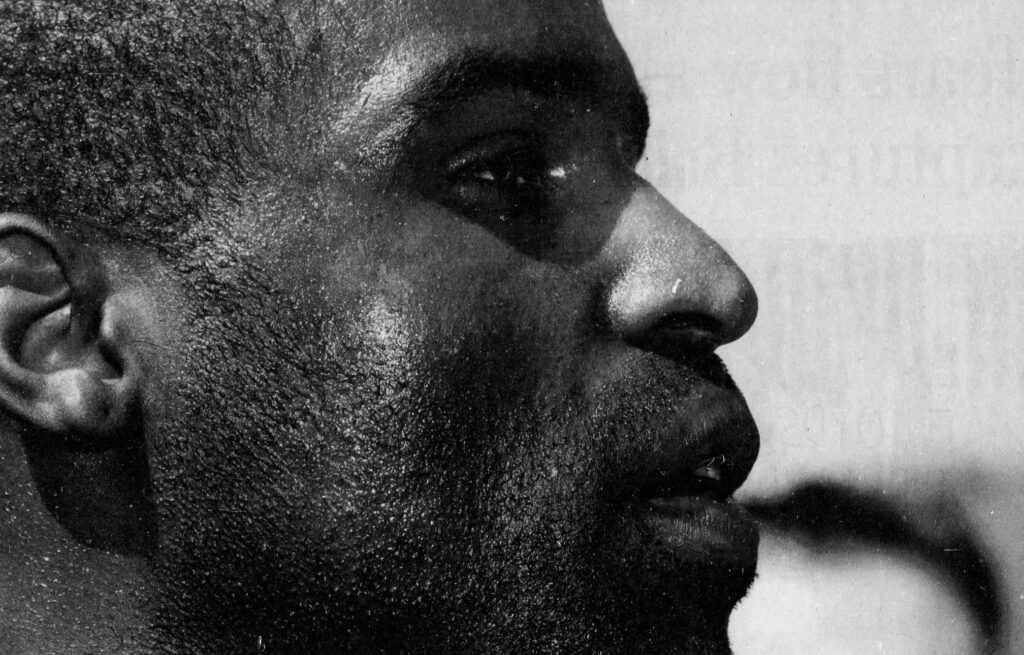 A photograph of Ricky Williams featured in the Toronto Star article, "Argonaut Damage Control," that was released on July 24, 2006. Photograph by Ron Bull and sourced from Newspapers.com.